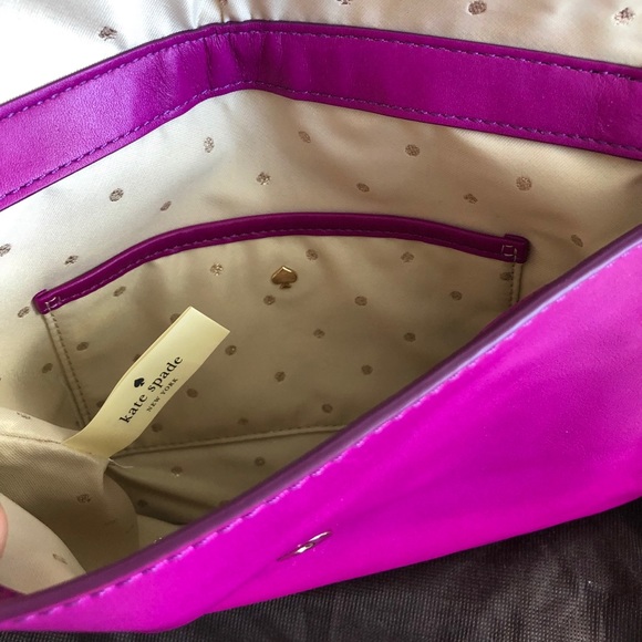 Kate Spade NWT Fuchsia Leather Shoulder Bag - Picture 8 of 8